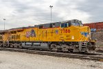 UP 7786, GE C45ACCTE at the BRC Clearing Yard 